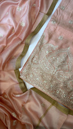 Chanderi Unstitched 3-Piece Suit
