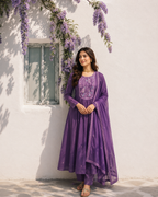 Orchid Mul Chanderi Suit
