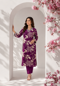 Plum Blossom Cotton Co-Ord Set