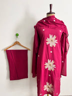 Fuchsia Mul Cotton Suit
