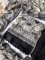 Black Ivory unstitched suit