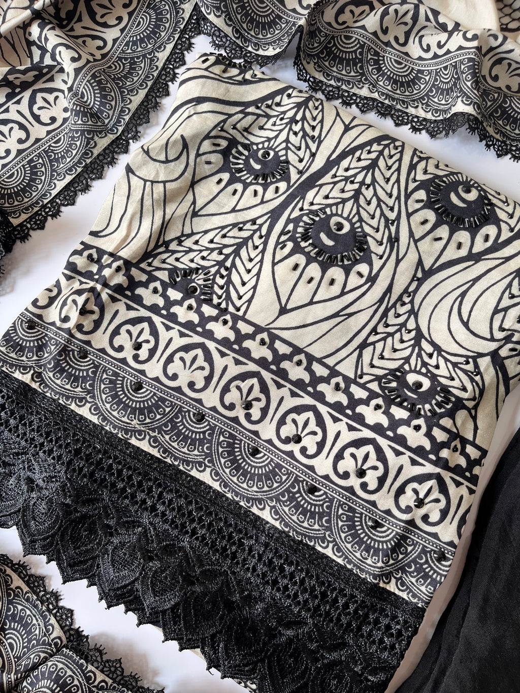 Black Ivory unstitched suit