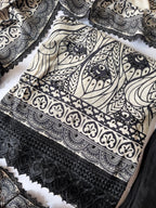 Black Ivory unstitched suit