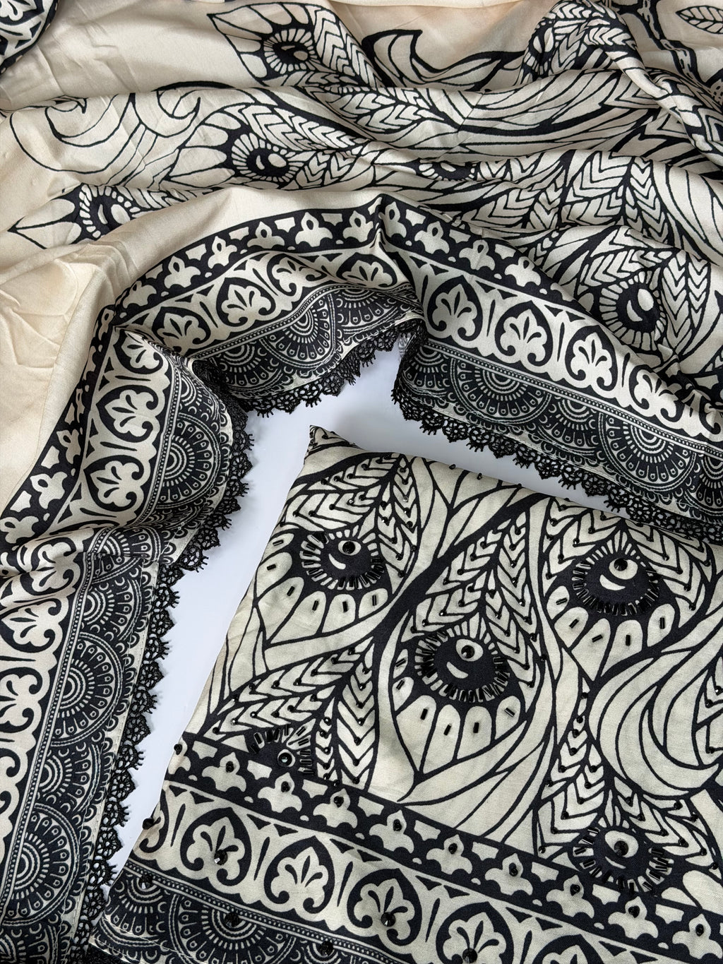 Black Ivory unstitched suit