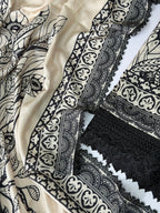 Black Ivory unstitched suit