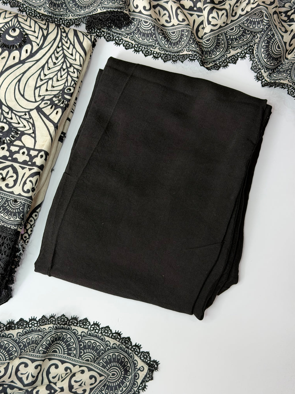 Black Ivory unstitched suit
