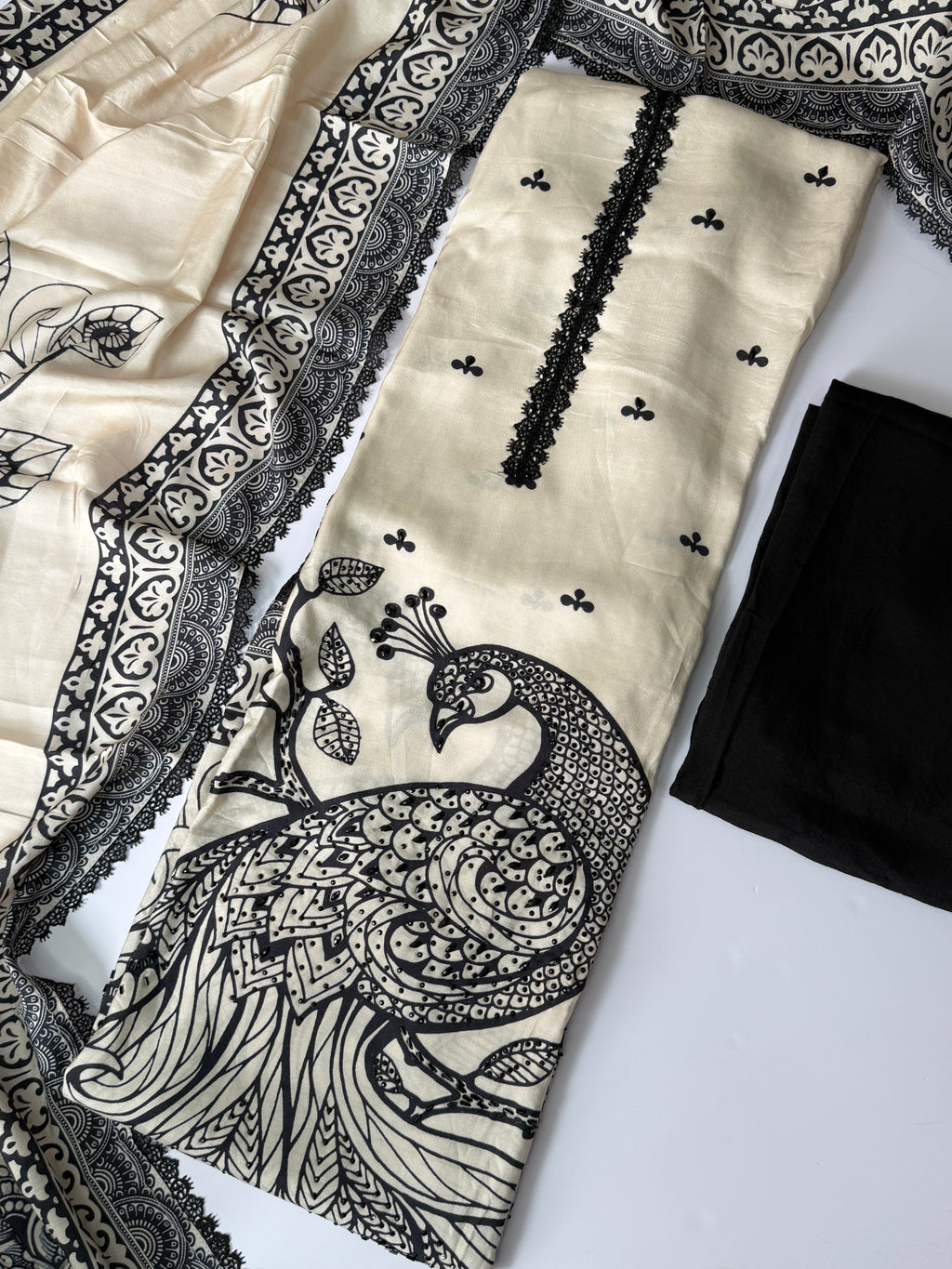 Black Ivory unstitched suit