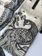 Black Ivory unstitched suit