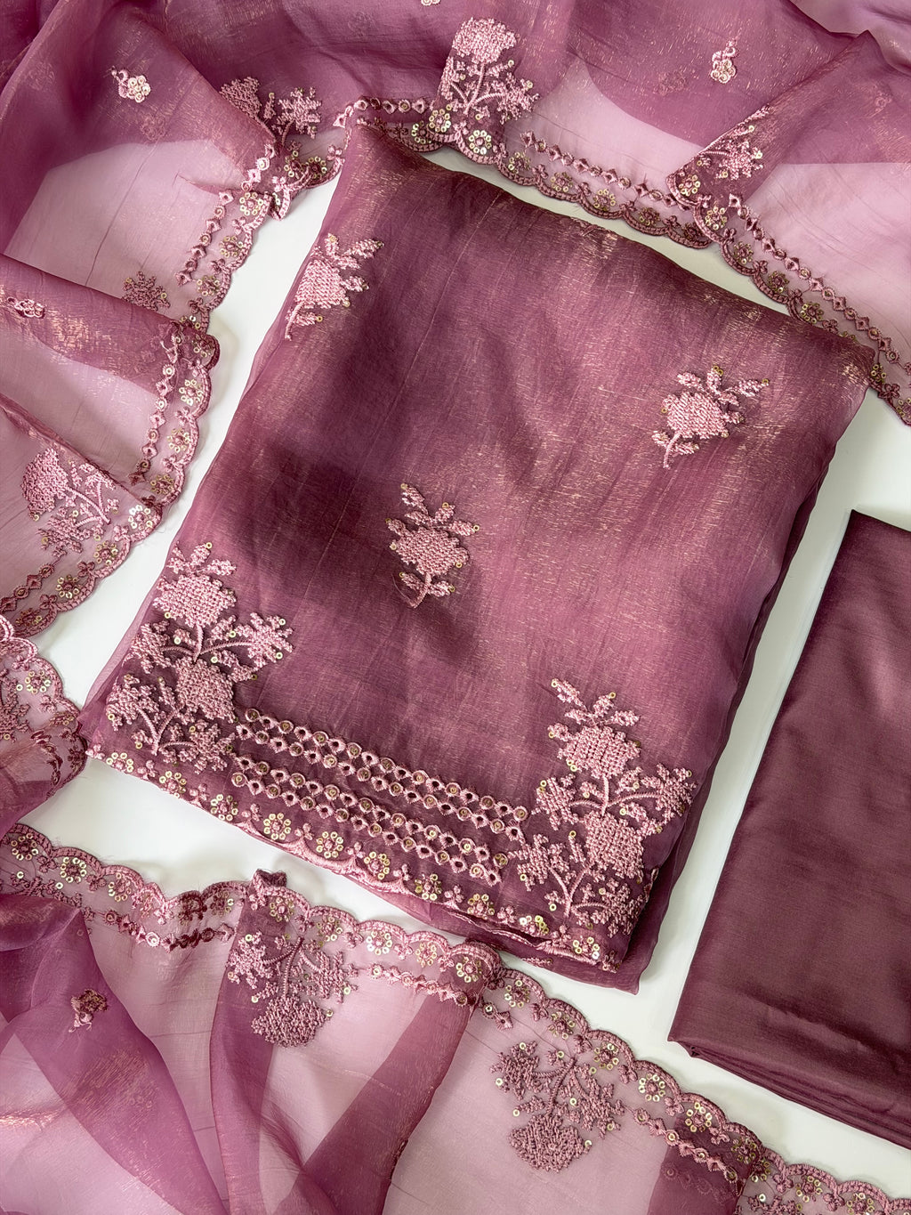 Lilac Crush Unstitched Suit Set