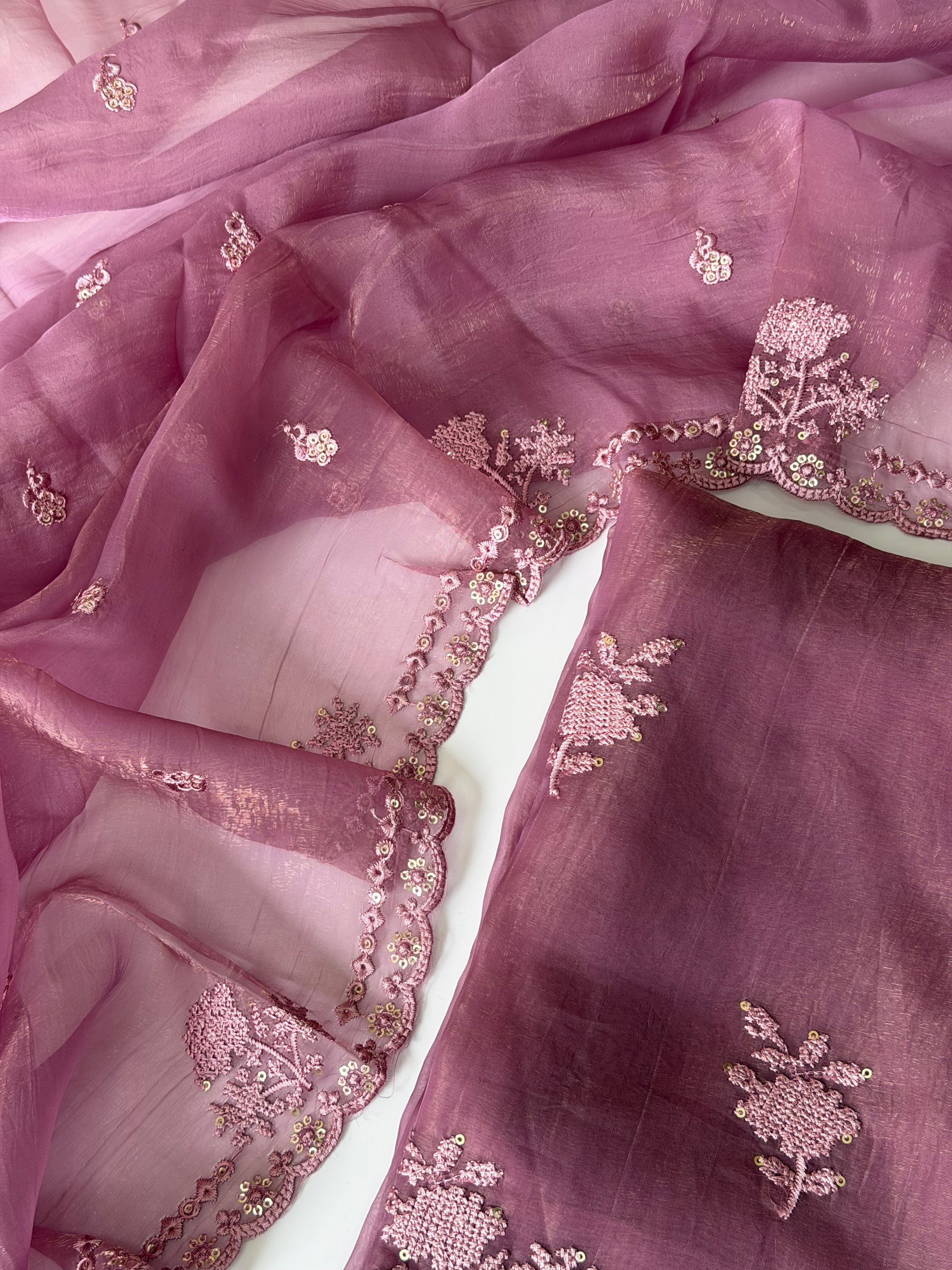 Lilac Crush Unstitched Suit Set