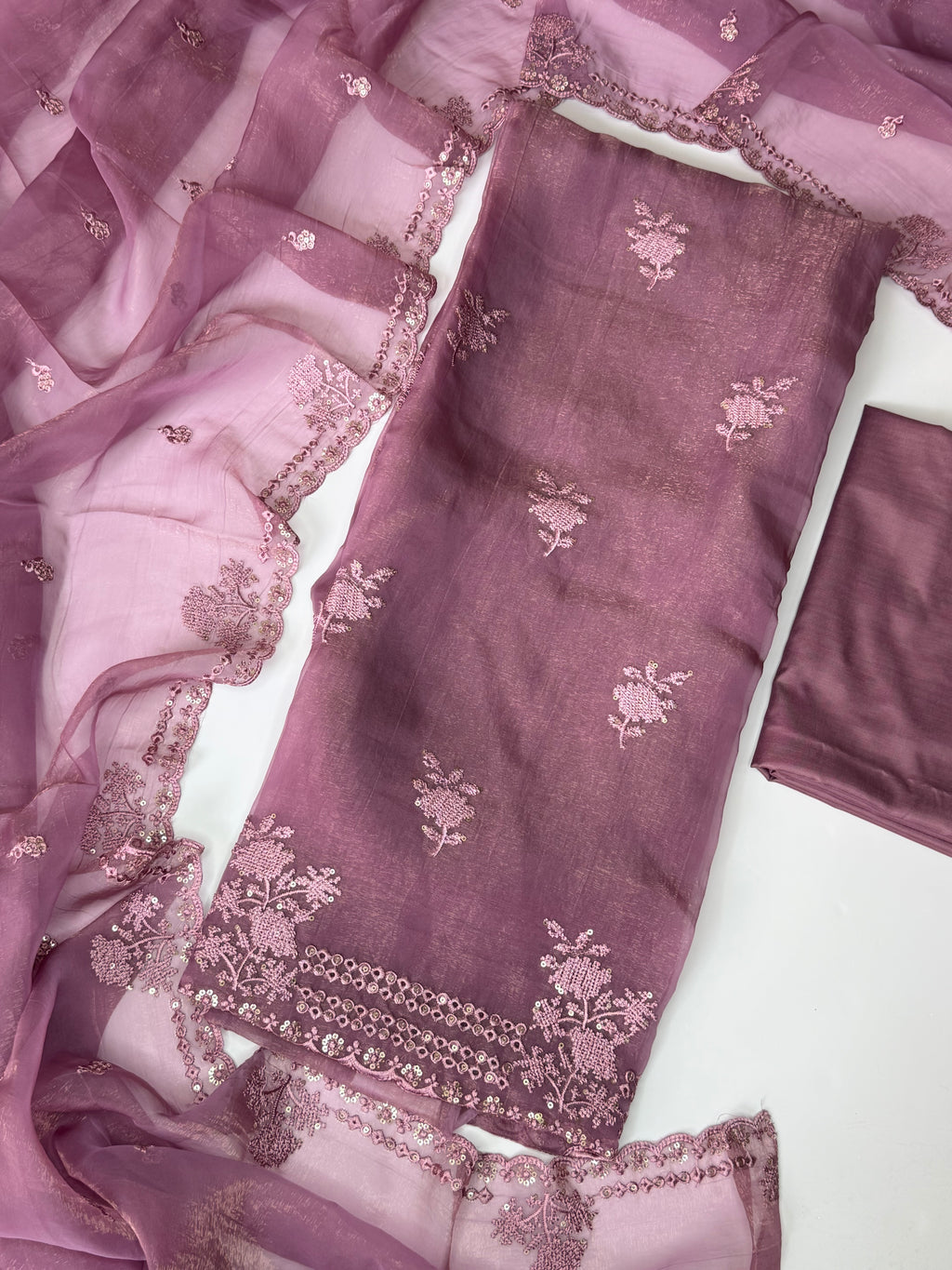 Lilac Crush Unstitched Suit Set