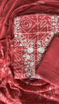 Rose Bloom Embroidered Cotton unstitched Suit