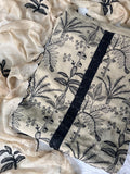 Beige Muslin Unstitched Suit