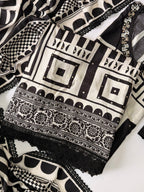 Monochrome modal unstitched suit
