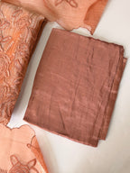 Orange crush unstitched suit