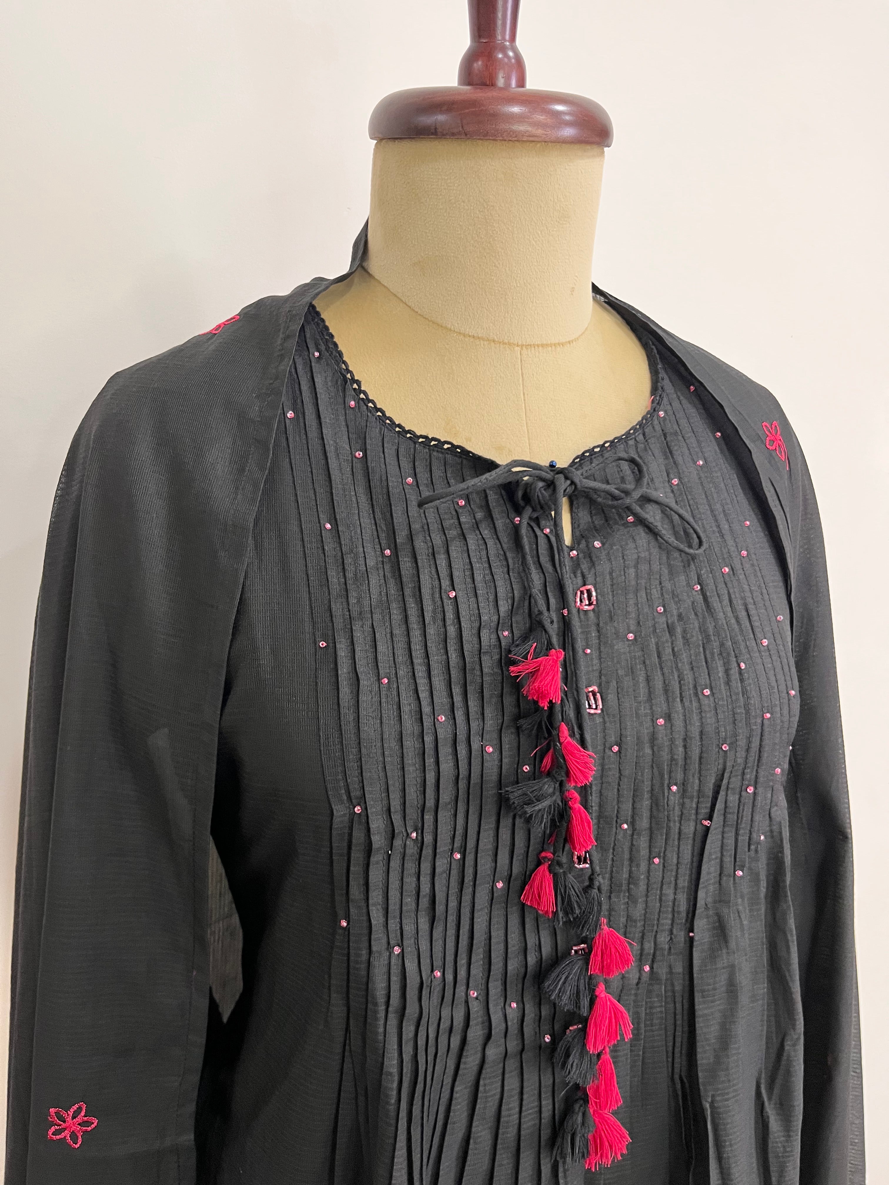 Midnight Noir 3-Piece Salwar Suit