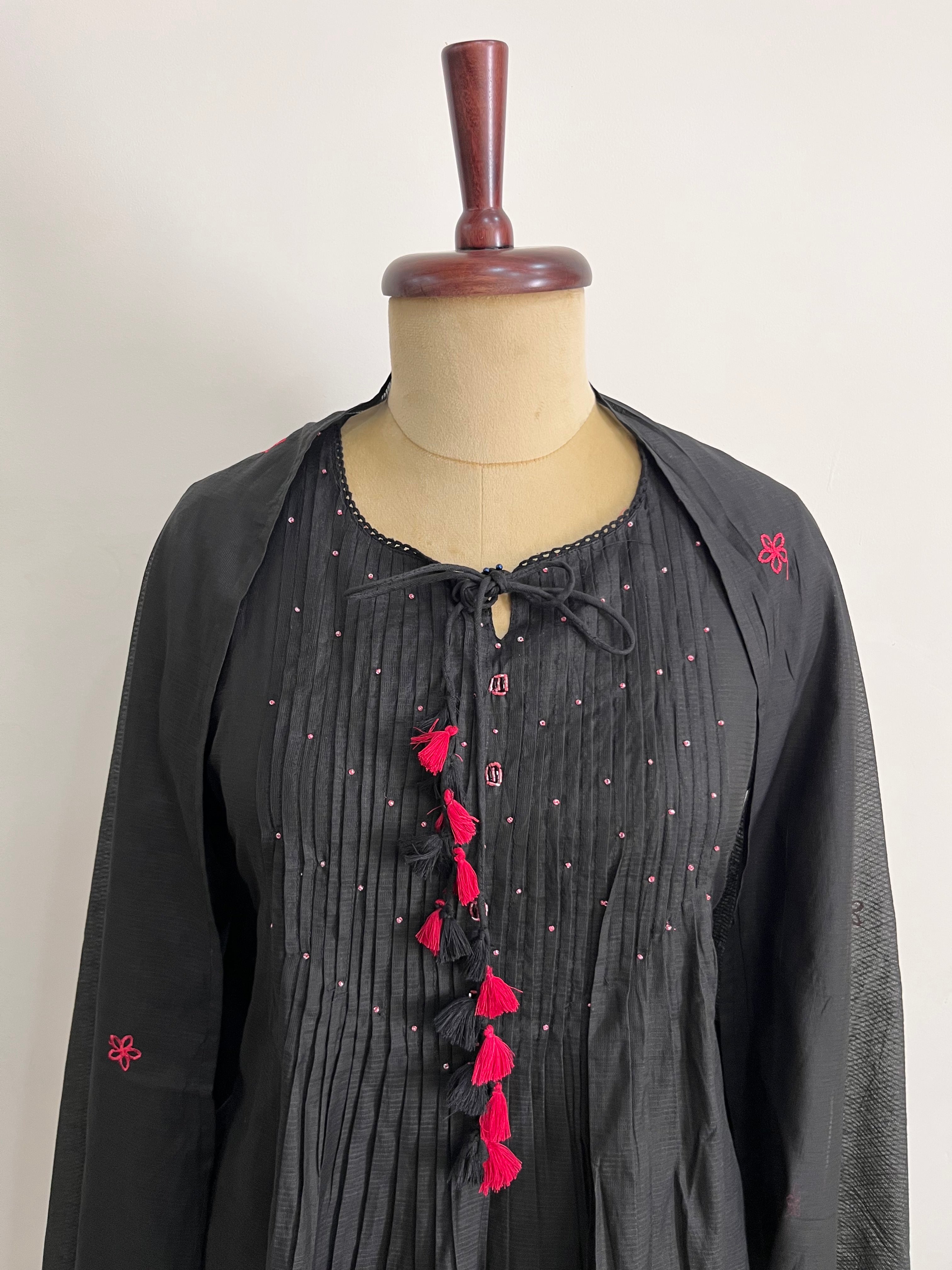 Midnight Noir 3-Piece Salwar Suit