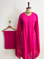 Pink Mul Cotton Suit