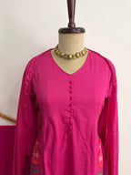 Pink Mul Cotton Suit