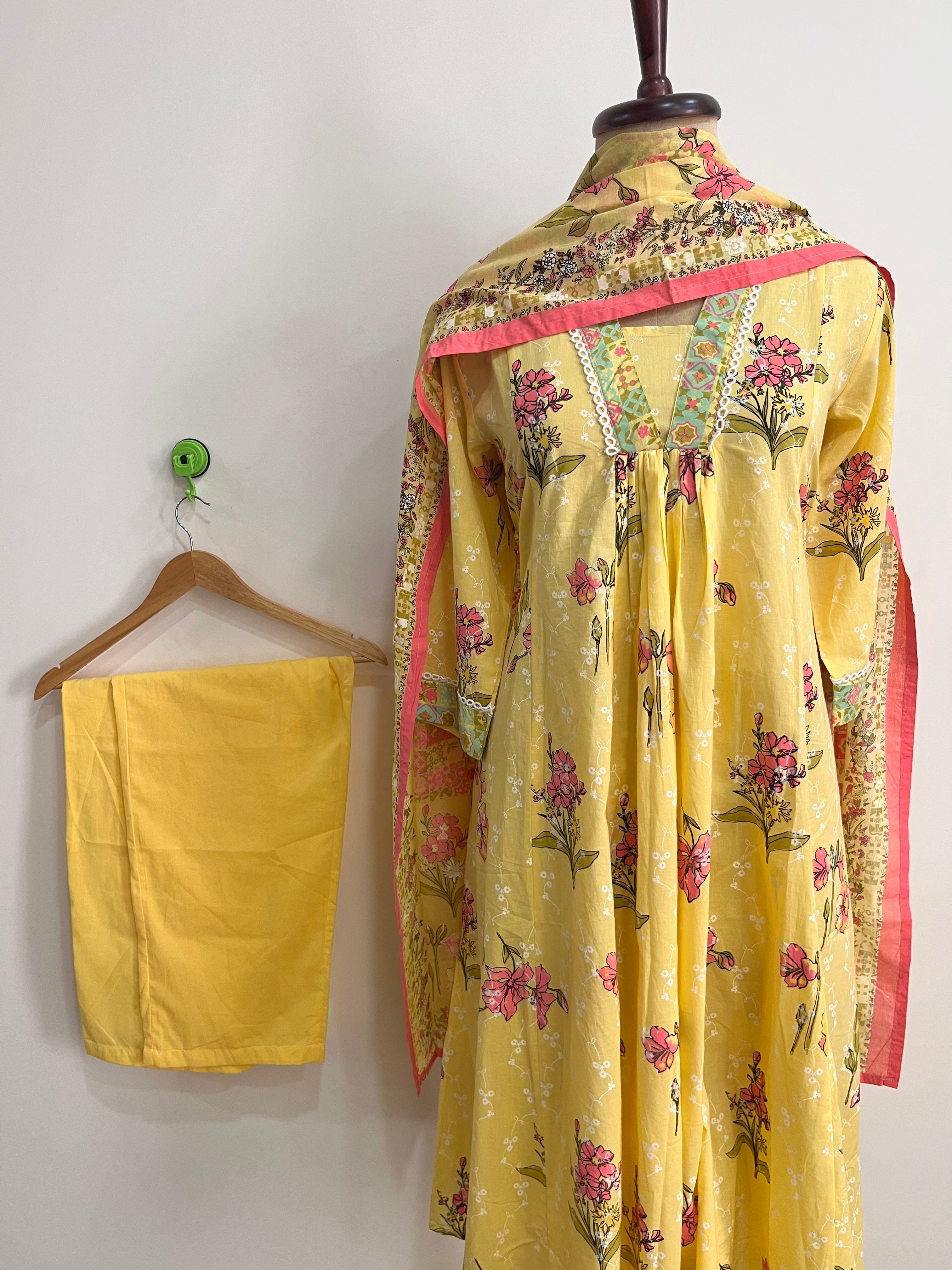Marigold Cotton Suit