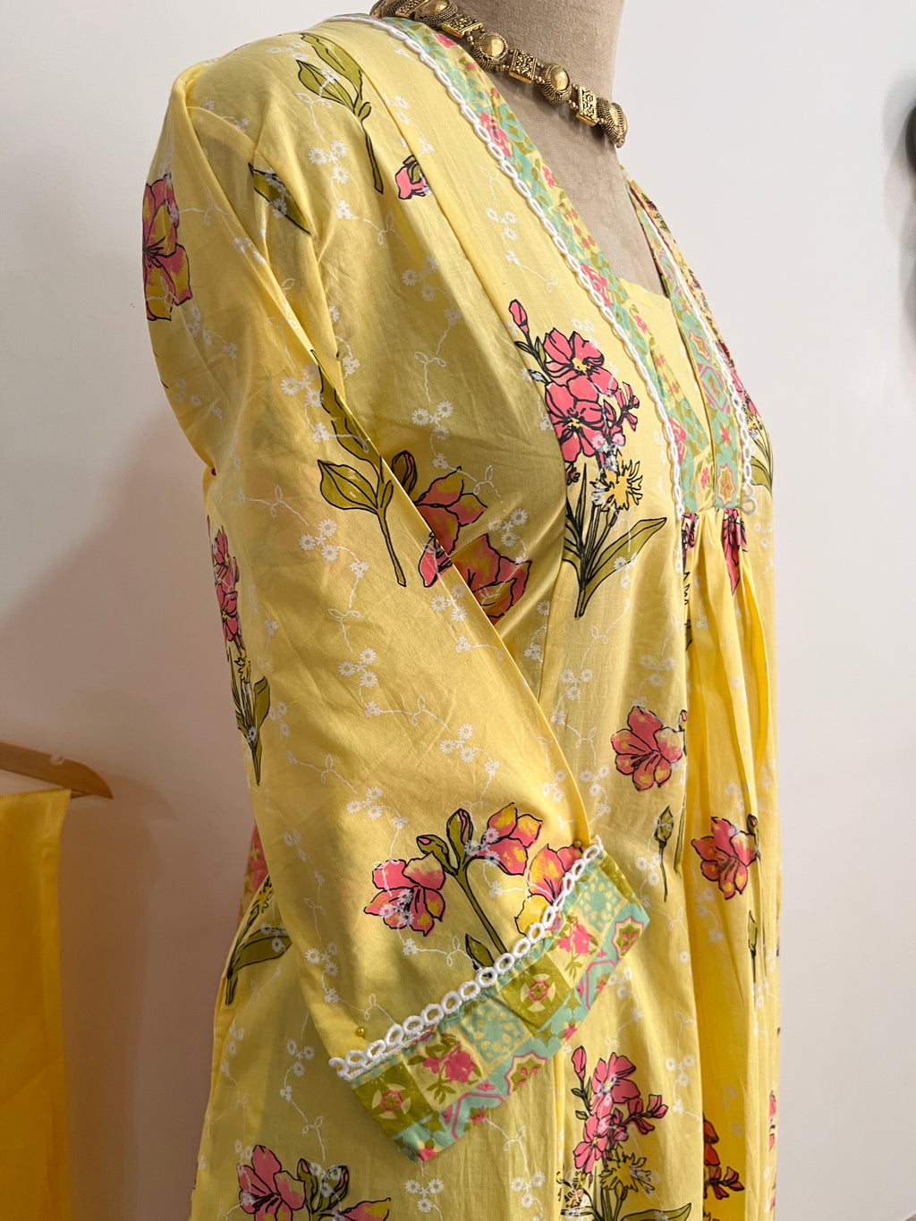 Marigold Cotton Suit