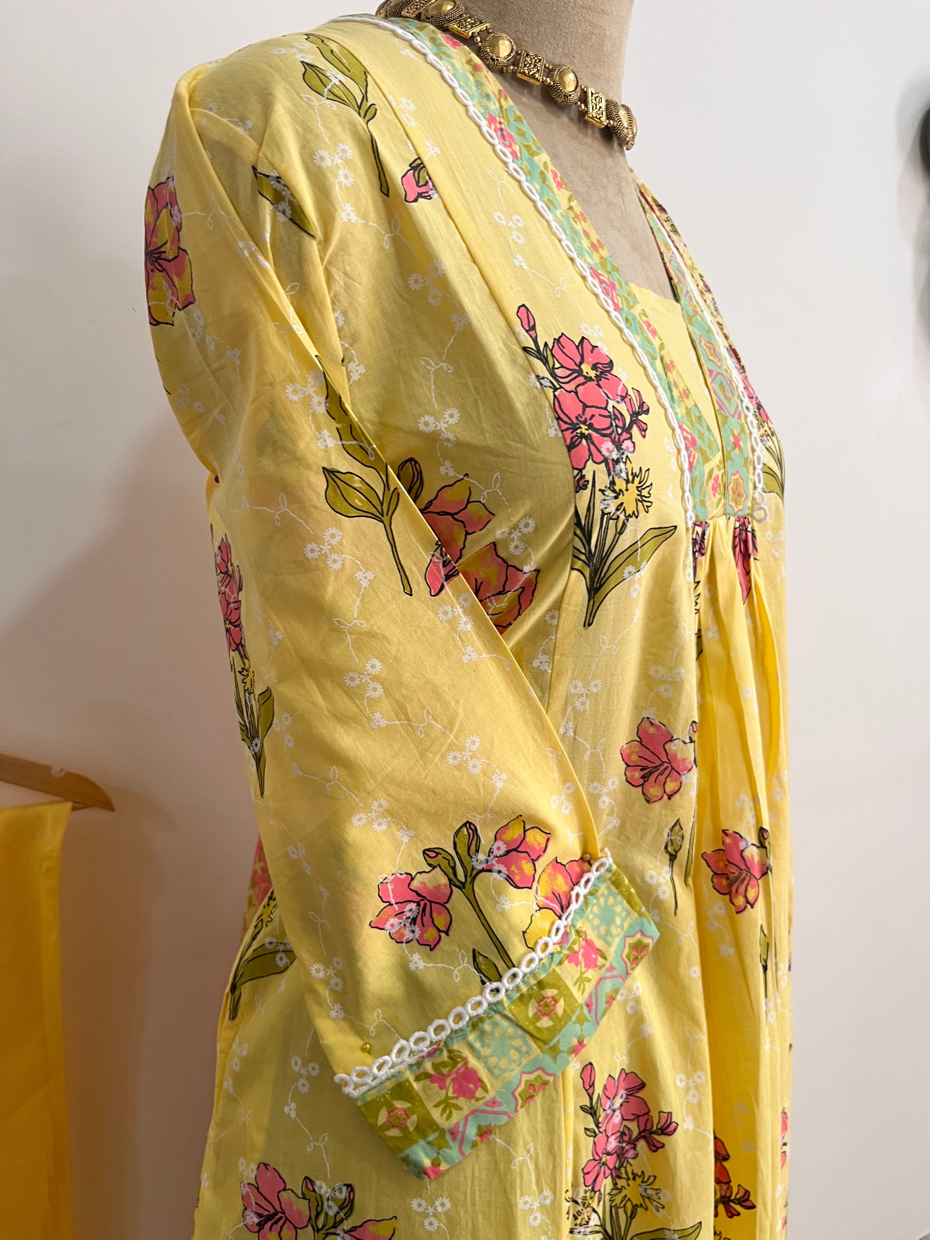 Marigold Cotton Suit