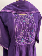 Orchid Mul Chanderi Suit
