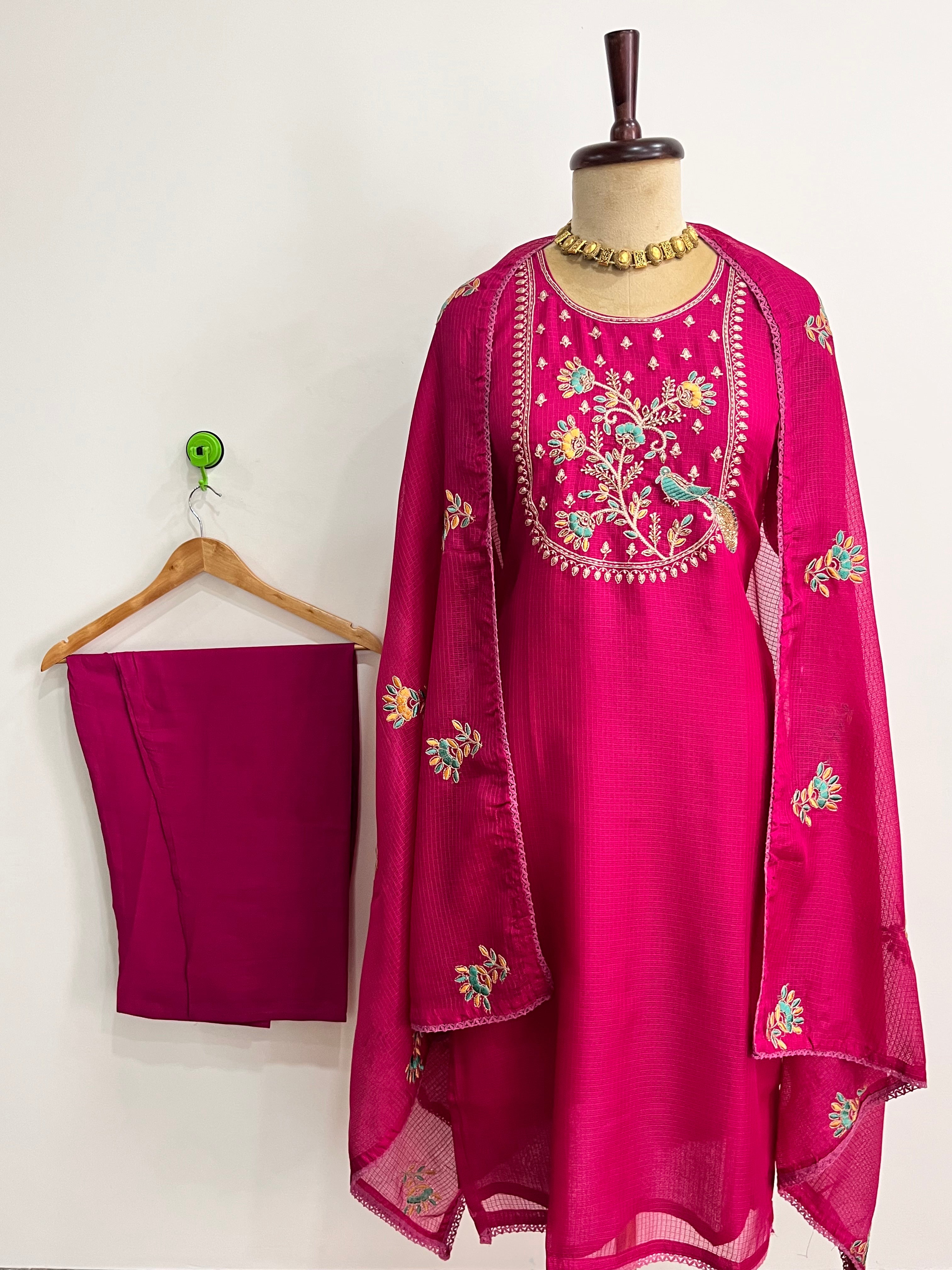 Classic Pink Kota 3-Piece Suit