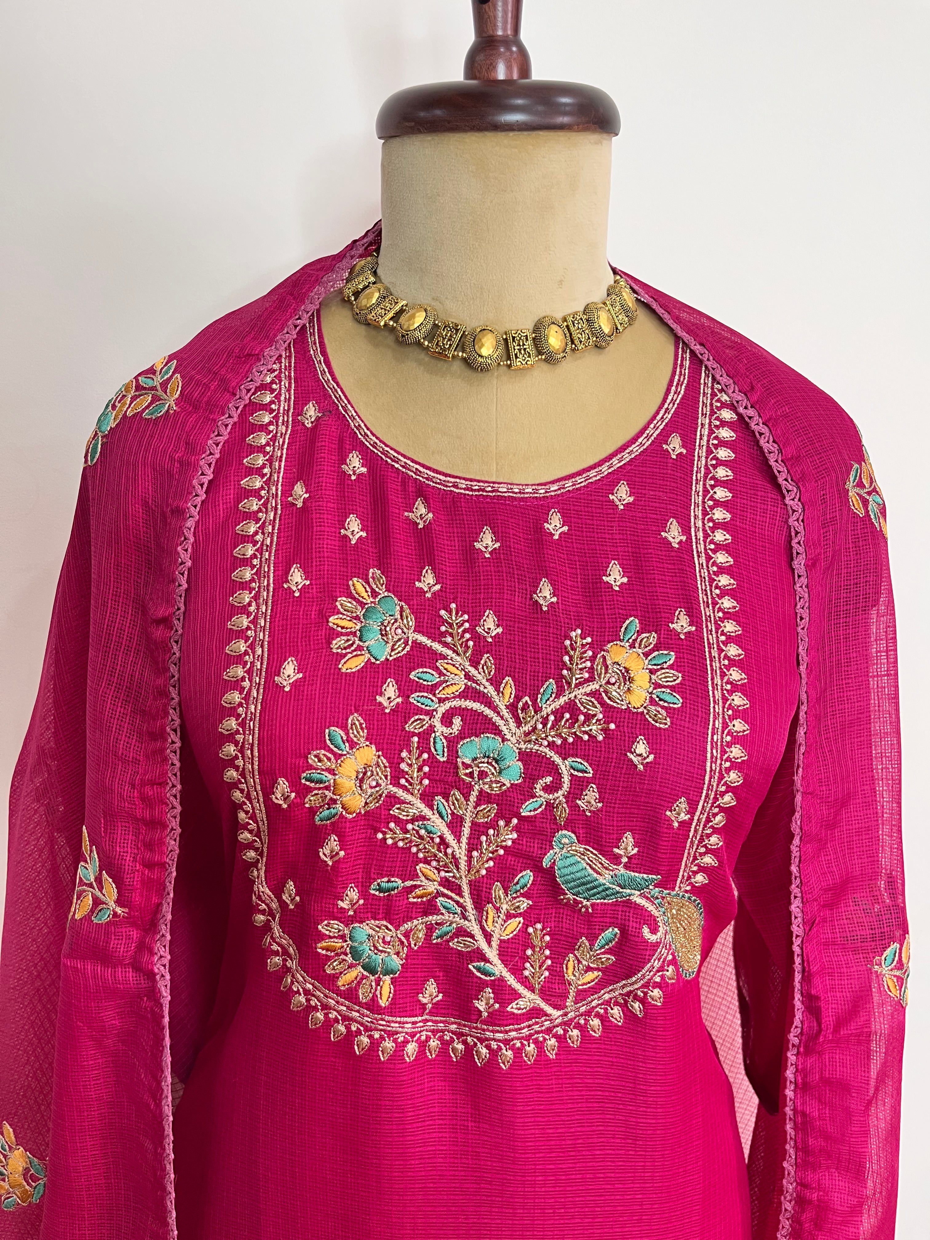 Classic Pink Kota 3-Piece Suit