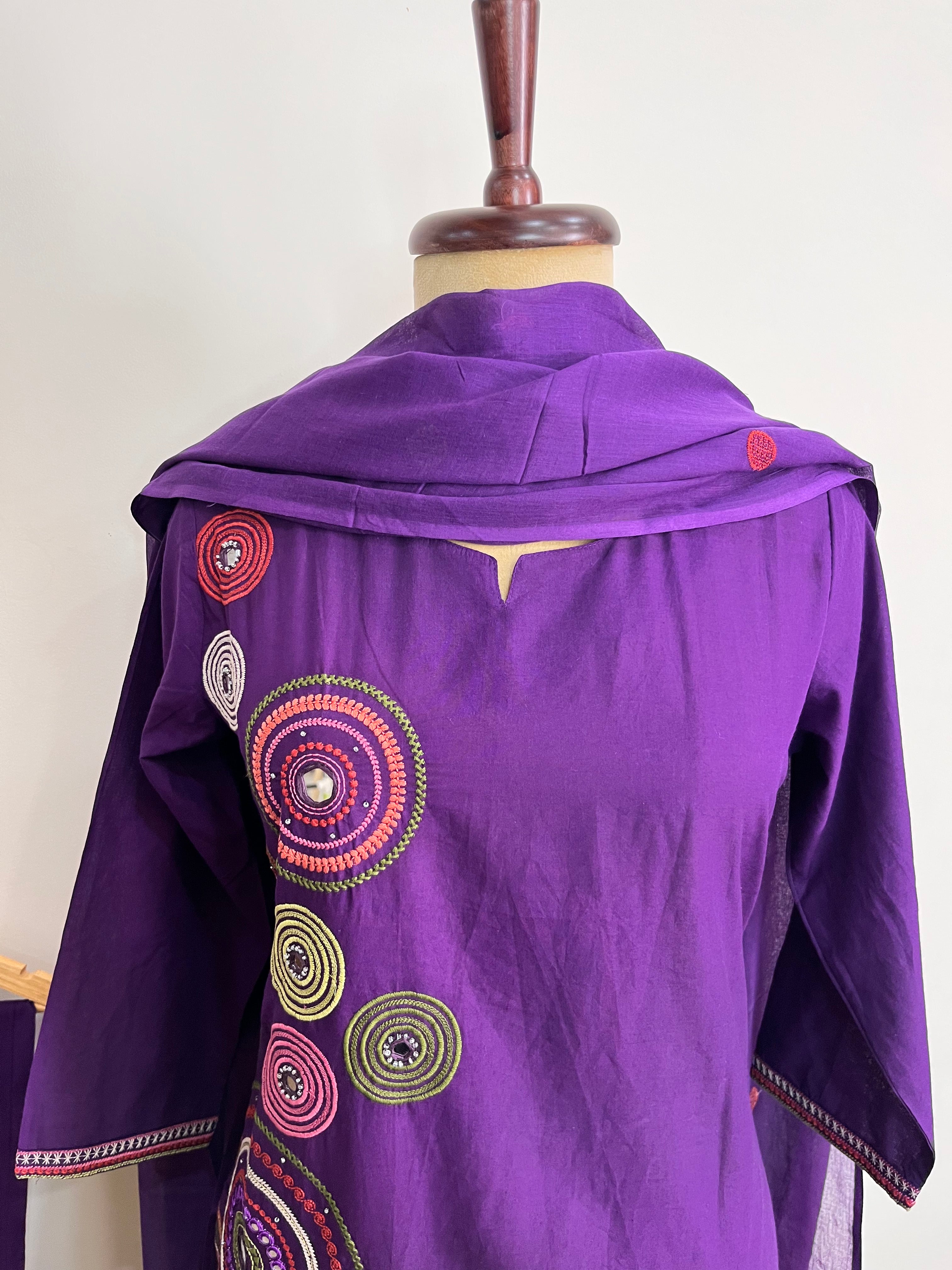 Orchid Mul Cotton Suit