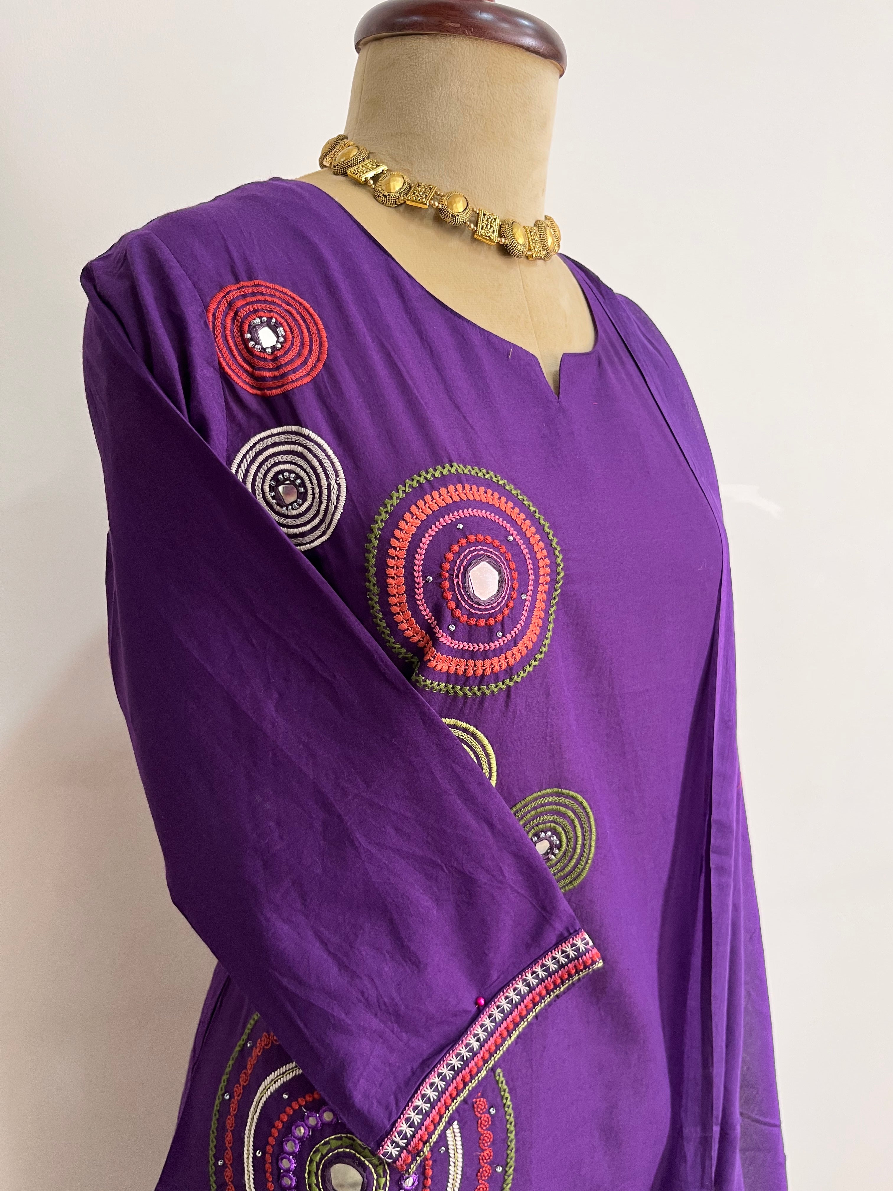 Orchid Mul Cotton Suit
