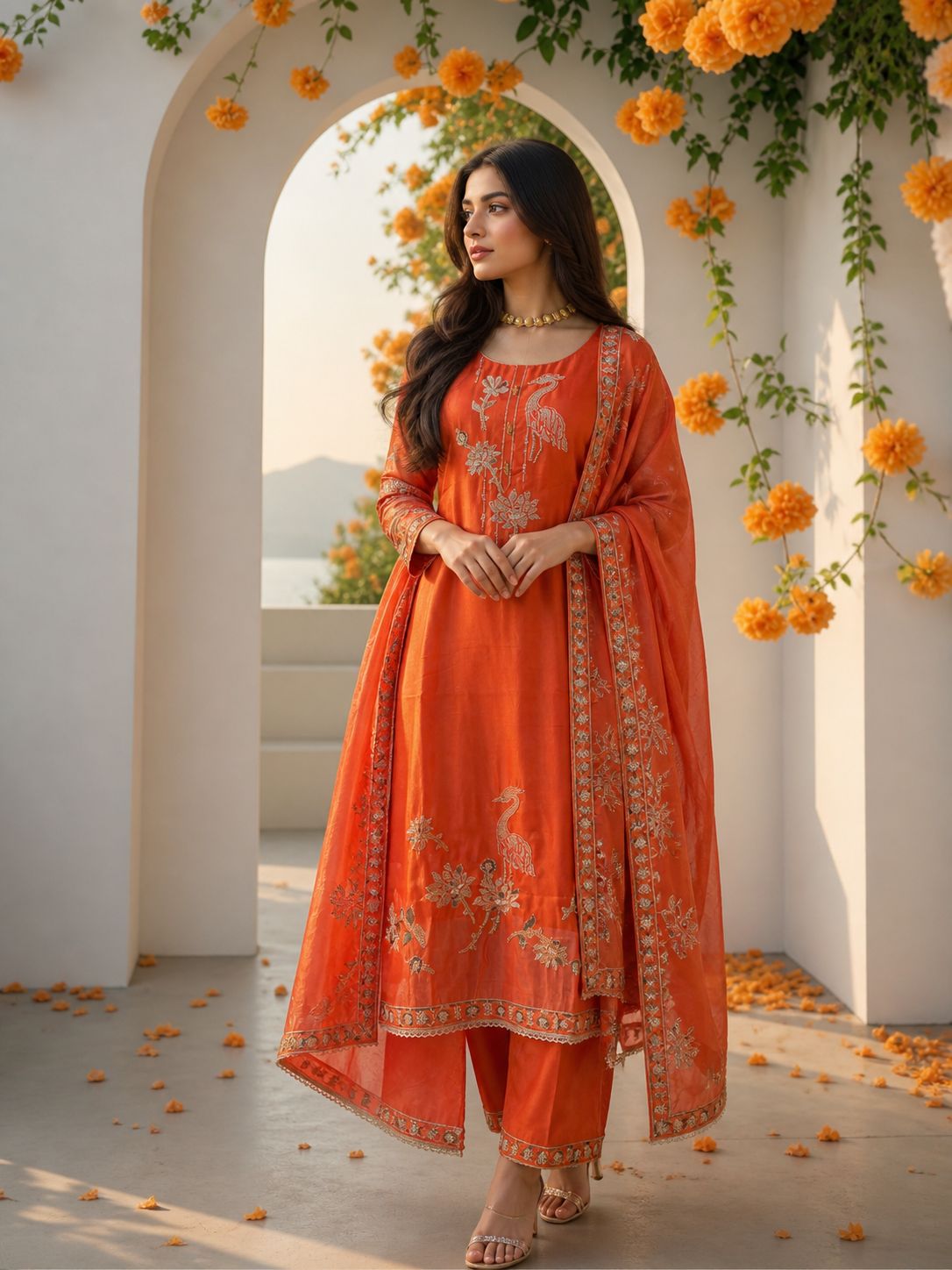 Meenakshi Kanchi cotton set