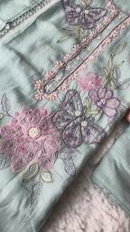 Butterfly Bloom Unstitched Suit