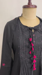 Midnight Noir 3-Piece Salwar Suit